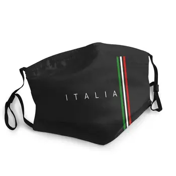 Flaga Włoch Wielokrotnego Użytku Unisex Dorosłych Maska Do Twarzy Włochy Katar Anty Mgła Pokrywa Przeciwpyłowa Maska Przeciwpyłowa Usta Муфель