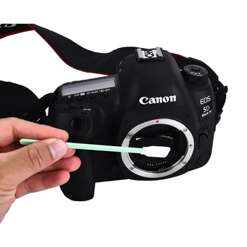 Foleto 10 szt./karton. CCD Sensor Cleaning kit CMOS Swab Full Frame Rectangle Dry Wet Cleaner do canon nikon sony dslr kamery