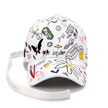 FS moda Korea stylu meble ubrania graffiti do drukowania marka męska czapka uliczny hip-hop czapka z daszkiem kobiety trucker czapka kość Masculino