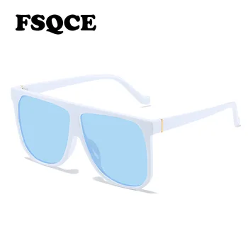 FSQCE modne kwadratowe okulary dla kobiet ponadgabarytowych ramki ogromny nowy projekt Rocznika luksusowe wysokiej jakości okulary przeciwsłoneczne UV400