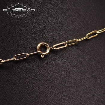 GLSEEVO handmade naszyjnik słodkowodne perły biżuteria moda łańcuch bagażowa zestaw łańcuch żeński jubileuszowy prezent biżuteria GN0256