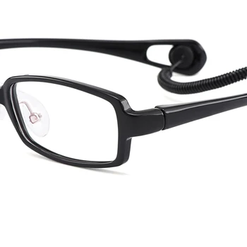 Gmei optyczny ultra-lekki, elastyczny TR90 wygodny bezpieczny pełna felgę dziecięce okulary ramki siodło most anty-spadek smycz H8023