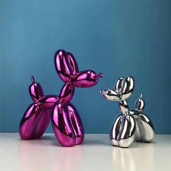 Gorąco!!! Luksusowy, nowoczesny artystyczny kolor dostosować szablon balon pies figurka rzeźba 30 cm balon pies Świąteczny prezent