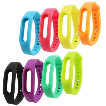 Gosear 8szt TPU wymiana watchband Inteligentny zegarek pasek fitness bransoletka Bransoletka dla Xiaomi Xiomi 1S 1 S Mi Band Banda