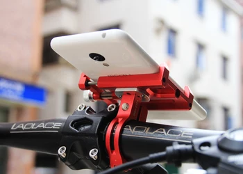 GUB G-86 uniwersalny MTB rower Uchwyt do telefonu na kierownicy stop aluminium rowerowa telefon obsługuje GPS akcesoria do telefonów komórkowych