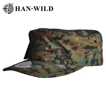 HAN WILD Combat Army czapka taktyczna airsoft Flecktarn kamuflażu czapka Mężczyźni USA niemieccy żołnierze unisex paintball płaskie kapelusze