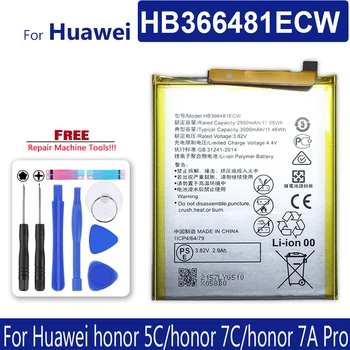 HB366481ECW bateria do Huawei Honor 5C/Honor 7C/Honor 7A Pro /honor5C honor7C honor7A Mobile Bateria