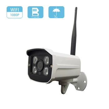 HD 1080P 2MP WiFi IP Camera Wireless Onvif CCTV Camera Home Security Surveillance Micro SD Card Slot Outdoor Camera Wodoodporny