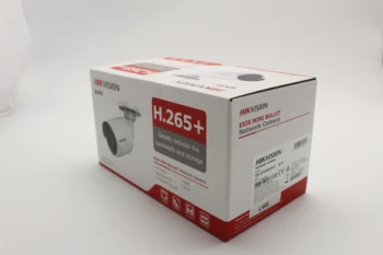 Hikvision Original DS-2CD2043G0-I 4MP IR Bullet Network Camera POE IR30m H. 265 SD Card Slot IP67 wymiana DS-2CD2042WD-I Web Cam