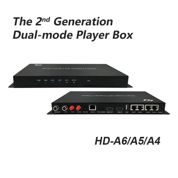 Huidu A4 HD-A5 HD-A6 odtwarzacz wideo wifi, kolorowy wyświetlacz led двухрежимная synchronizacja i asynchroniczny system zarządzania huidu player box