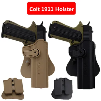 IMI Tactical Gun Holster for Colt 1911 Airsoft Pistol Holster Gun Case pasa kabura z sklepowym etui wojskowe, myśliwskie akcesoria