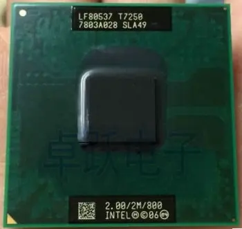 Intel notebook procesor T7250 SLA49 2.0 G/2M/800 oficjalna wersja zarysowane części Darmowa wysyłka