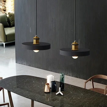 Jadalnia żyrandol trzy minimalistycznych gastronomicznych stołu bar lampa przemysłowy styl lampy sypialnia szafka mała żyrandol