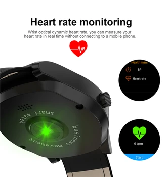 JRGK najnowszy DT19 Bluetooth Smart Watch męskie metalowe zegarek Dial Call Heart Rate Blood pressure sport Fitness tracker SmartWatch