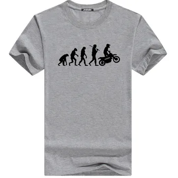 JXGXSX wysokiej jakości koszulki mężczyźni motocykl APE TO EVOLUTION koszulka 2018 Lato z krótkim rękawem O-neck cotton Homme t-shirt Tee