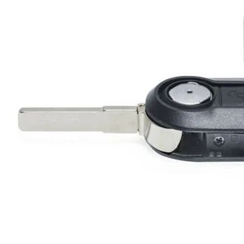 KEYECU Flip Remote Control With Key 3 Button & 433MHz & PCF7946 Chip - FOB for Fiat 500 500L 2012 2013 , LTQF12AM433TX