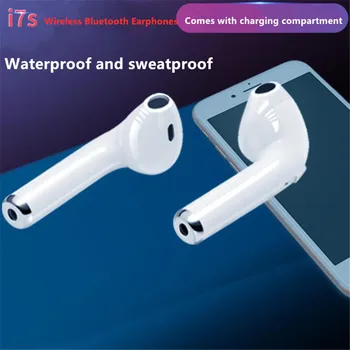 Kilka kolorów i7s Tws Bezprzewodowe słuchawki Bluetooth stereo mini bass Słuchawki sportowe, słuchawki z ładowarką do iPhone