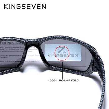 KINGSEVEN lustrzane okulary polaryzacyjne męskie bardzo lekkie okulary TR90 rama kwadratowe sportowe okulary przeciwsłoneczne UV-okulary do podróży CE