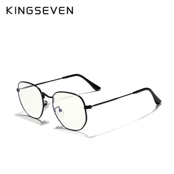 KINGSEVEN Titanium Anti Blue Light Men New Eyewear Gaming Computer Glasses Business accessories For Women