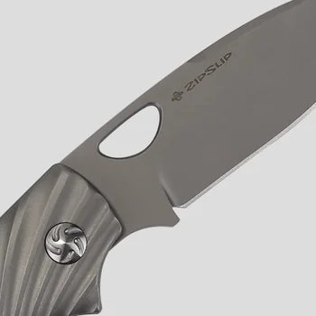 Kizer top knifes Ki3507 Zipslip titanium edc survival knife hunting camping knife s35vn blade highquality hand tool