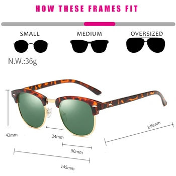 Klasyczne okulary G15 obiektyw kwadratowe okulary Mężczyźni Kobiety 2021 marki design wysokiej jakości połowa kadru nity okulary przeciwsłoneczne UV400 ochrony