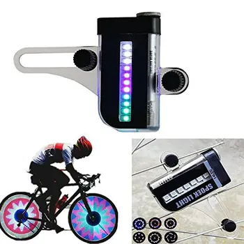 Kolorowy 14 LED rower jazda na rowerze rower koło sygnał opony szprychy światło 30 zmian rowerowe akcesoria Llantas Para Bicicleta