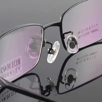 Kompletne okulary bez oprawek męskie okulary oprawa z czystego tytanu okulary okulary Okulary optyczne, okulary окулос grau gafas 9867