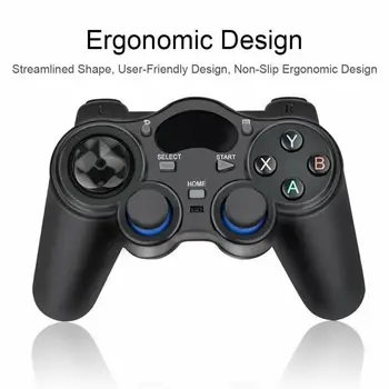 Kontroler bezprzewodowy 2.4 G bezprzewodowy kontroler do gier joystick, gamepad do PS3 Android TV Box PS2 PC kontroler bezprzewodowy