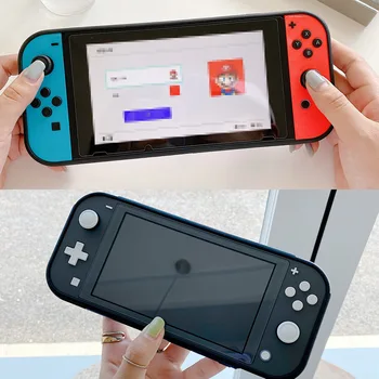 Kreskówka przełącznik ochronna powłoka TPU pokrowiec Shell NS Lite anty-spadek kolorowe etui na Nintendo Switch akcesoria