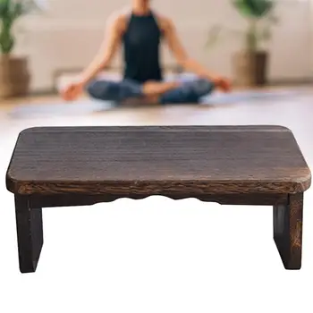 Krzesło do jogi solidna drewniana ławka zdrowa pionowa ławka do kształtowania postawy nadaje się do ceremonii herbaty joga-medytacja