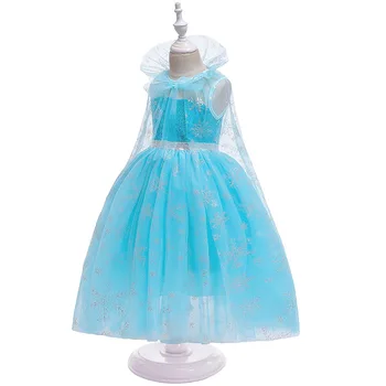 Królowa śniegu Elsa Anna sukienka dziewczyna sukienka Księżniczka sukienka boże Narodzenie urodziny Halloween strój dziewczyna kostium sukienka letnia