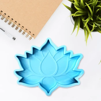 Kwiat lotosu coaster żywica epoksydowa formy kubek podkładka Silikonowa forma DIY rzemiosła ozdoby robi narzędzia