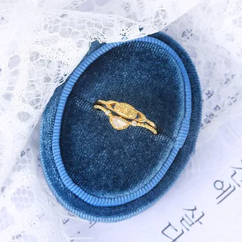 LAMOON 925 srebrne pierścionki zestawy dla kobiet Totem rocznika pierścień naturalny kamień Księżycowy 14K pozłacane pierścienie biżuterii V088