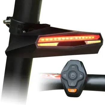Lampa tylna rower USB Akumulator jazda na Rowerze tylne światło led wodoodporny kierunkowskazy MTB rower tylne światło migające na rower