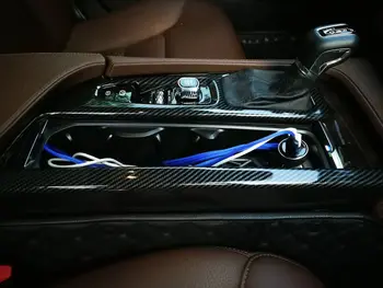 Lewy Uchwyt Napędu !! Volvo S90 V90 2017 2018 2019 wnętrze samochodu-Stying akcesoria samochodu panel zmiany biegów ramka pokrywa wykończenie 1 szt.