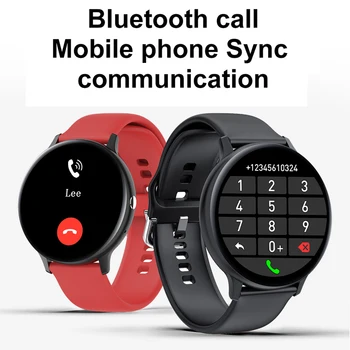 LIGE Bluetooth Call Smart Watch Mężczyźni Kobiety wodoodporny Sportowy zegarek fitness Tracker rytmu serca monitor ciśnienia krwi smartwatch