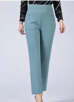 LIS01489 cienkie spodnie plus size biznesowych formalne spodnie damskie slim female work wear Office Lady
