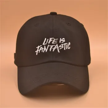 List życie fantastyczny haft bawełna czapka z daszkiem regulowana Snapback cap dla mężczyzn i kobiet 303