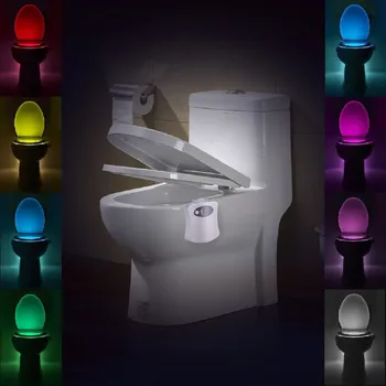 Litake Motion Sensor Toilet Novelty Lighting Activated Glow Wc Light Up Sensing Deska Sedesowa Nocne Wewnątrz