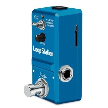 LN-332AS Loop Station Looper Guitar Effects Pedal nieograniczoną ilość nakładek 10 minut cyklu, 1/2 czasu rewersu