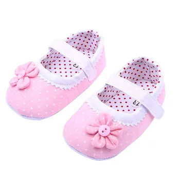 LONSANT Baby Shoes 2018 Summer Girls Baby Flower Shoes Soft Sole Toddler Crib Buty First Walker Dropshipping Wholesale