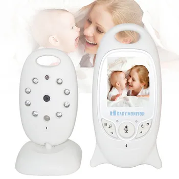 Lullaby Wireless Video Baby Monitor 2.0 Inch Color Security Camera 2 Way Talk Nightvision IR LED Temperature Monitoring VB601