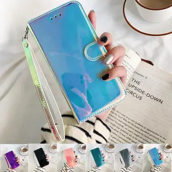 Lustro 3D klapki skórzane etui Huawei P30 P40 Pro Lite etui do Huawei Honor 10i 8A 8S P smart Y5 Y6 2019 etui portfel etui do telefonu