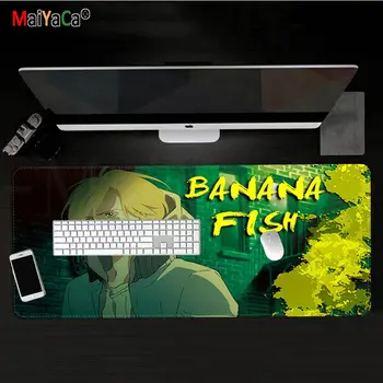 MaiYaCa mój ulubiony banan ryby anime DIY Szablon gry podkładka pod mysz Bezpłatna wysyłka Duży podkładka do myszy, klawiatury mata