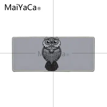 MaiYaCa New Simple owl wzór High Speed New Mousepad duża podkładka pod mysz antypoślizgowe idealny zamek biurko komputerowe mata