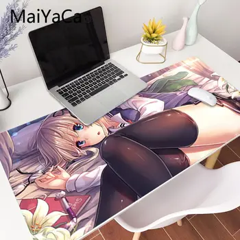 MaiYaCa Non Slip PC Sexy girl gamer mouse pad play mats Gaming Mouse Pad Large Deak Mat 900x400mm for overwatch/cs go