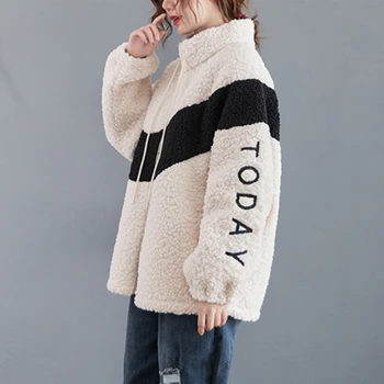 Max LuLu 2020 Winter Korean Luxury Ladies Clothing Loose Coat Women Fur Casual Printed Warm Jacket Vintage Streetwear Plus Szie