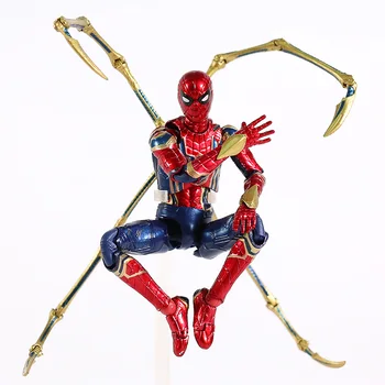Medicom Toy MAFEX 081 Iron Spider Spiderman Avengers Infinity War PVC figurka kolekcjonerska model zabawki