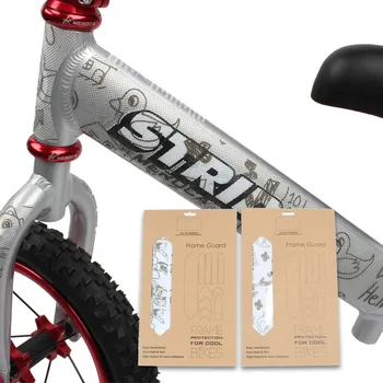 MEROCA 3D Stereo S rower zrównoważony rowerowa rama ochrona naklejka folia gruba ochrona naklejki odporna na ścieranie, antypoślizgowa wodoodporna