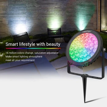 Miboxer 15W RGB+CCT Smart LED Garden Światło FUTC03 AC100~240V IP65 wodoodporny led średnica oprawy, oświetlenie ogrodowe